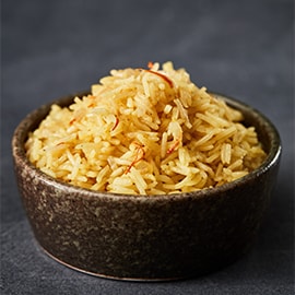 Riz pilaf met saffraan